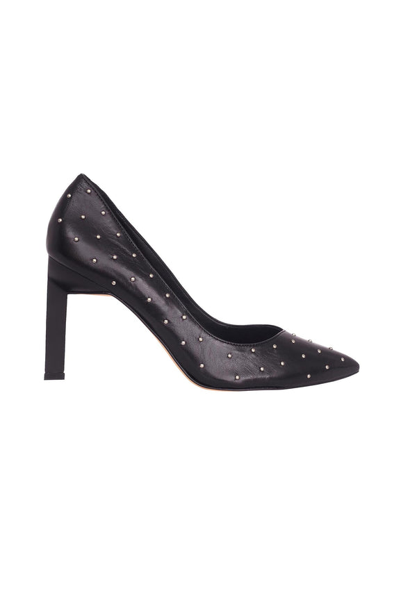 Callisia Pumps Damen Leder Schwarz - High Heel 9,5 cm