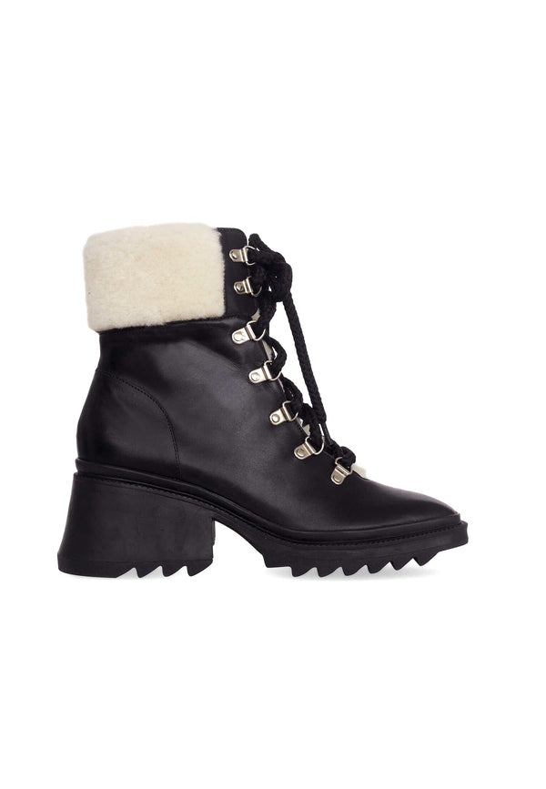 Cassia Combat Boots | Schwarz
