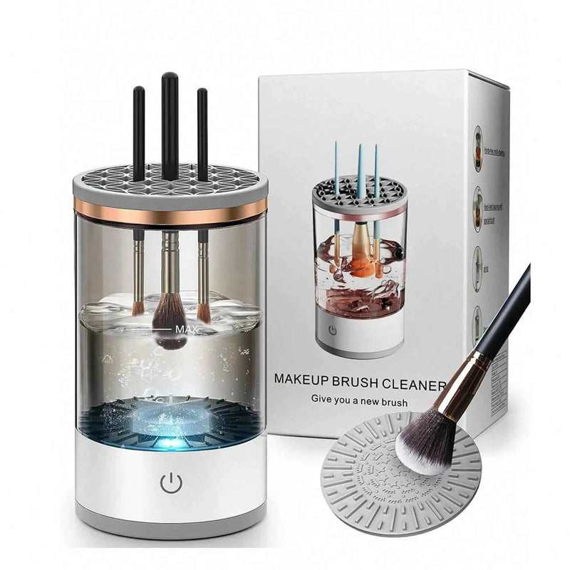 Electric Makeup Brush Cleaner Machine | Automatic Deep Cleaning & Fast Drying Brush Washer | ZENVRA