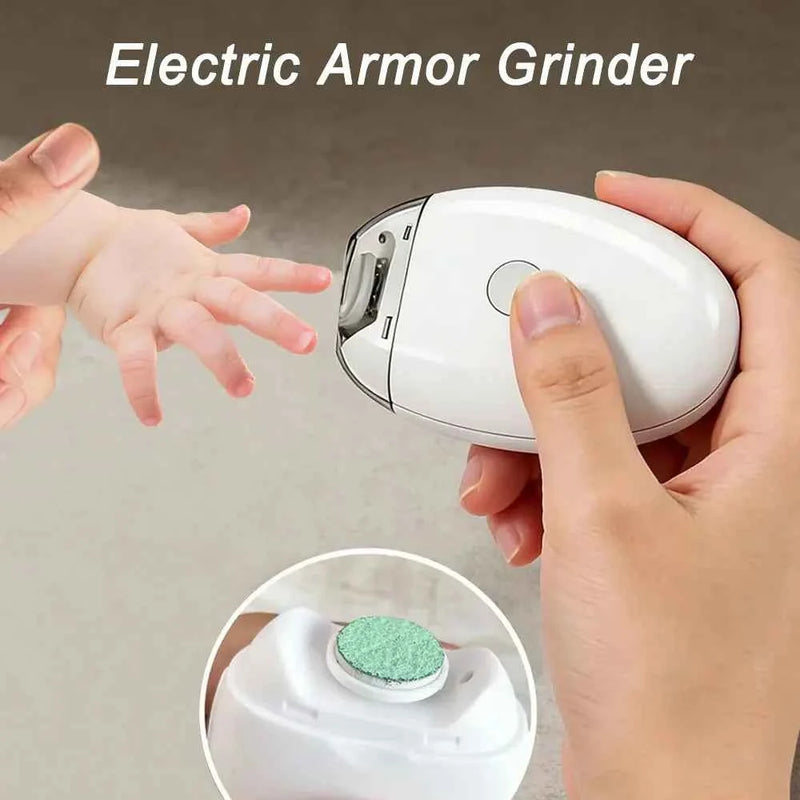 2-in-1 Electric Nail Clipper & Grinder | Automatic LED Nail Trimmer for Babies & Adults | ZENVRA