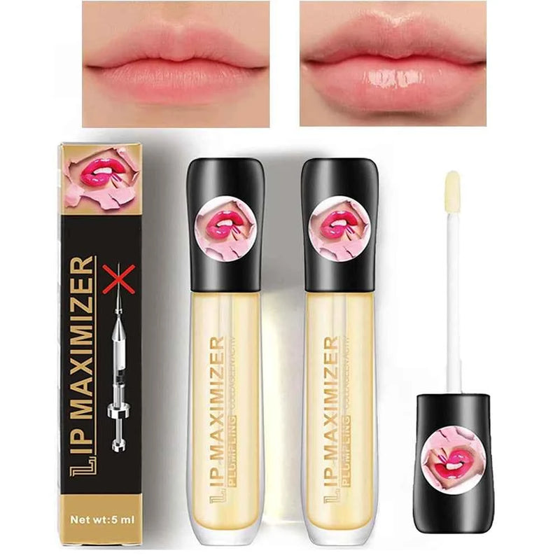 Liquid Lip Plumper Gloss | Waterproof Clear Lip Oil for Long-Lasting Hydration & Fuller-Looking Lips | ZENVRA
