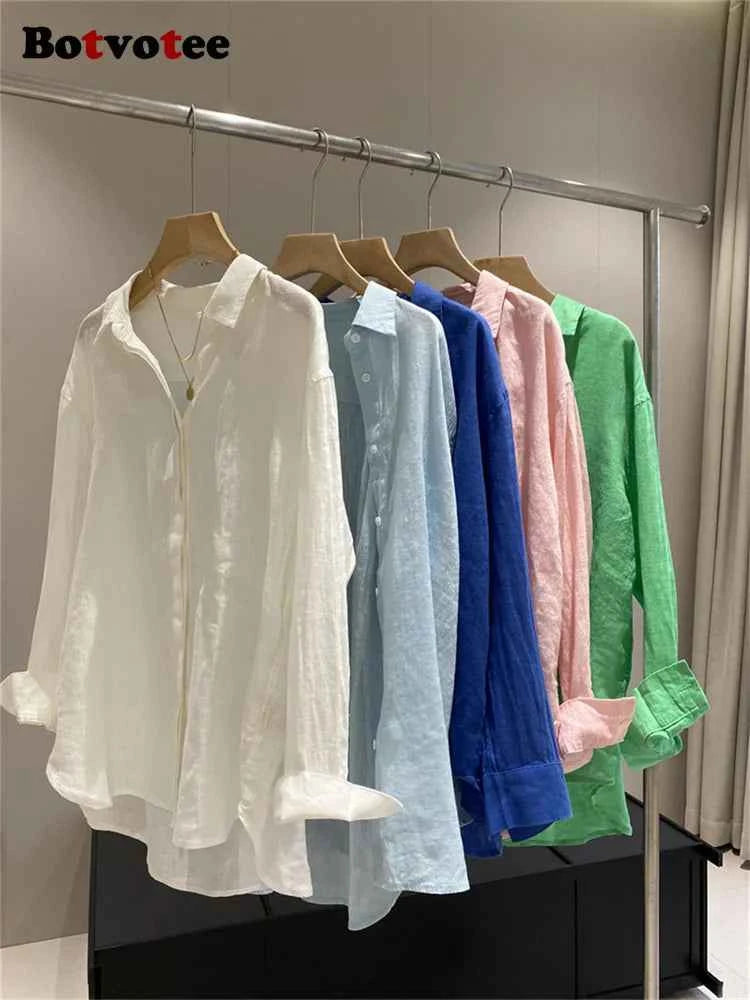 Zenvra™ Classic Summer Linen Top