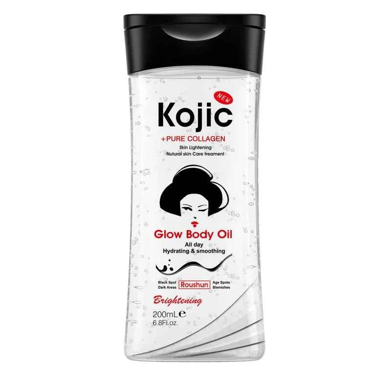 200ml Kojic Acid Body Oil | Moisturizing & Hydrating Skin Care Oil for Radiant Skin | ZENVRA