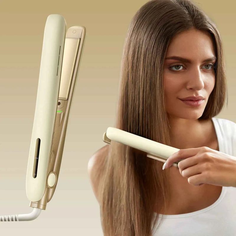 2-in-1 Hair Straightener & Curler | Professional Fast-Heating Negative Ion Styling Iron | ZENVRA