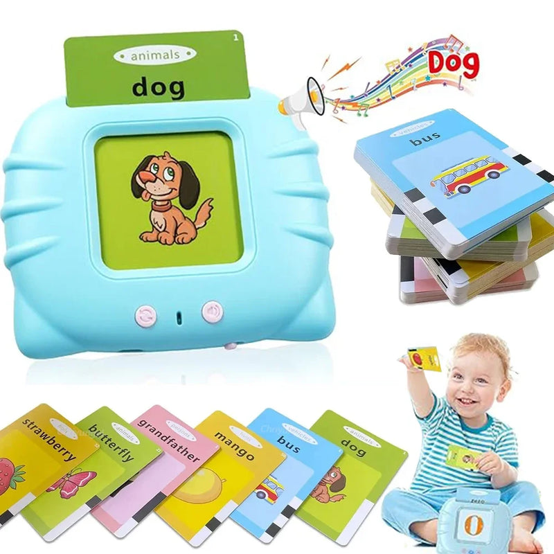 Zenvra™ TalkSmart Learning Flash Cards | Interactive Talking Educational Cards for Kids & Preschool Early Learning