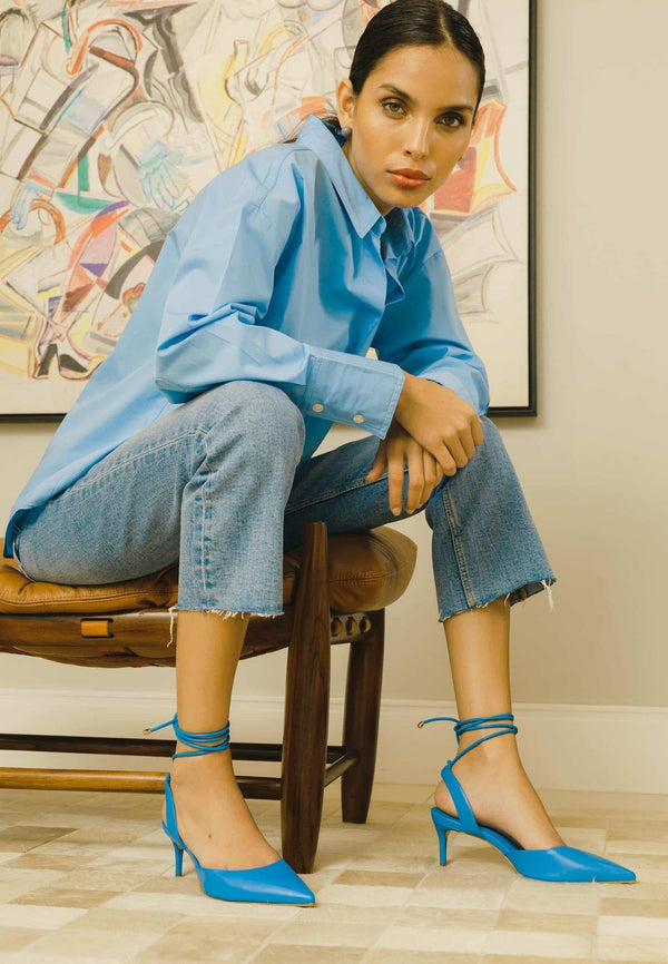 Jaborandi Pumps | Blau | 6,5 cm